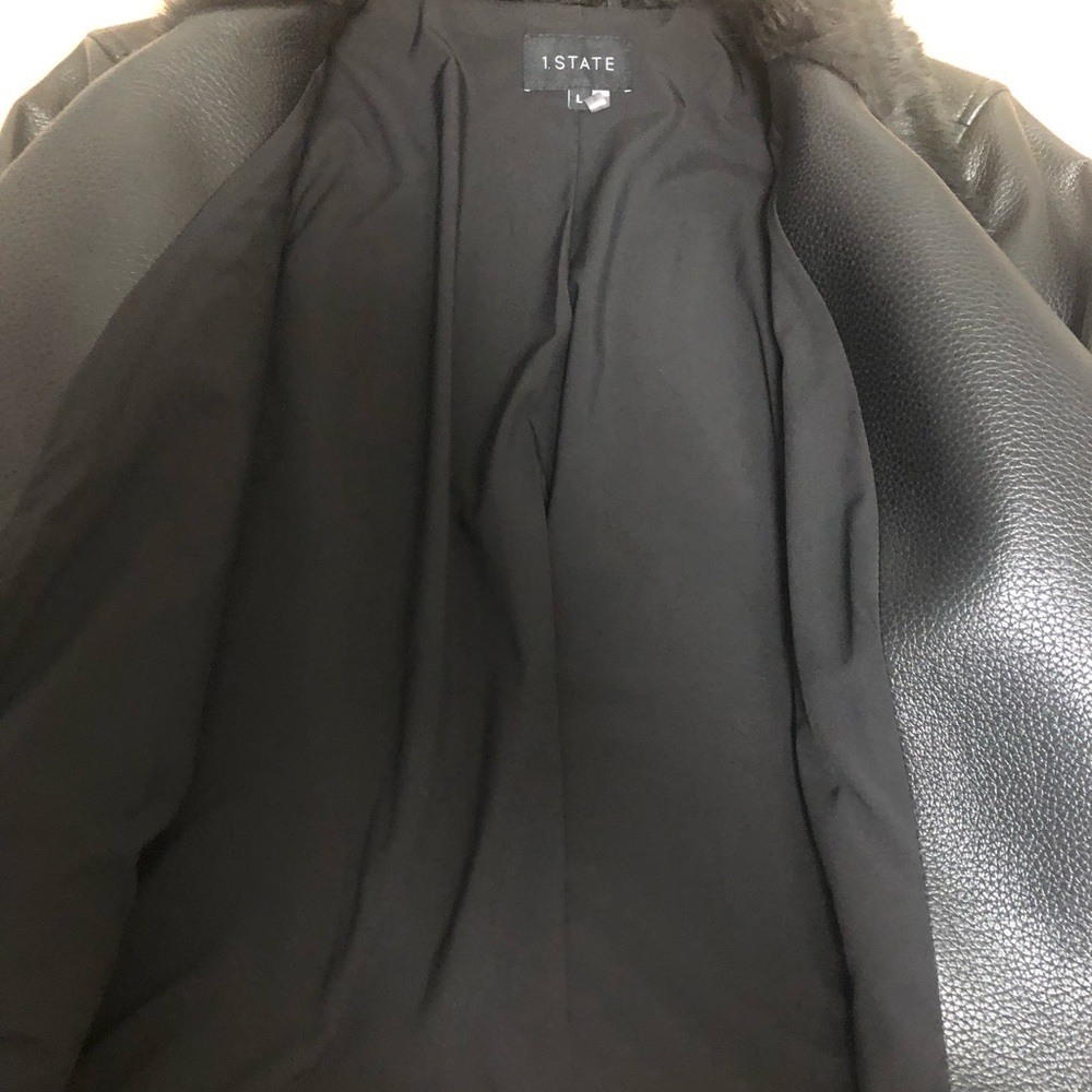 1 STATE Leather Jacket🖤 - Picture 5 of 6